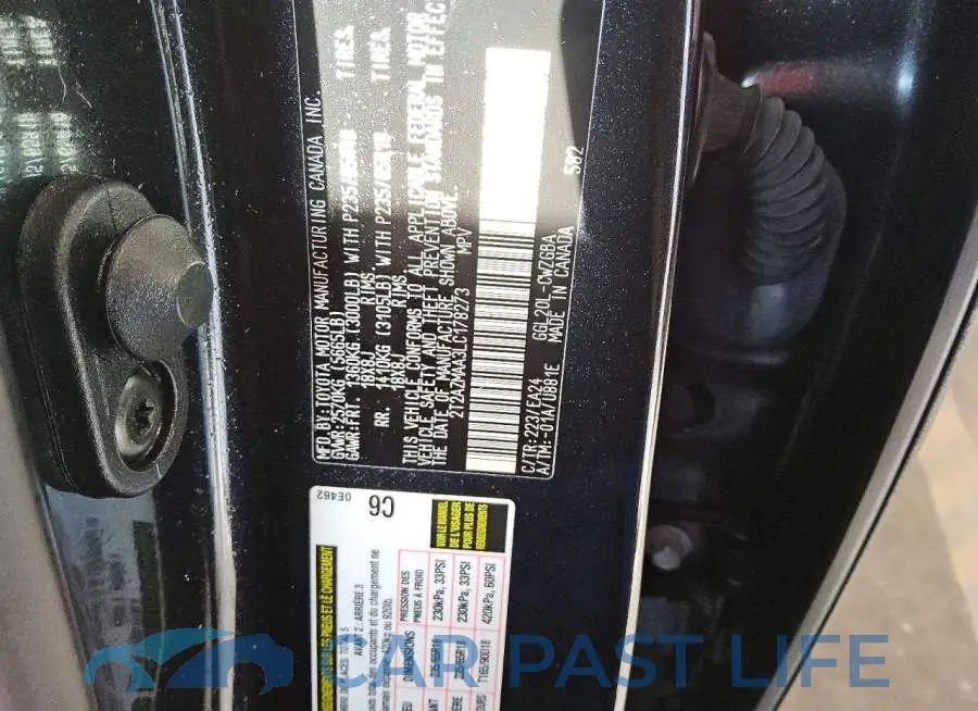 2T2AZMAA3LC178273# 13