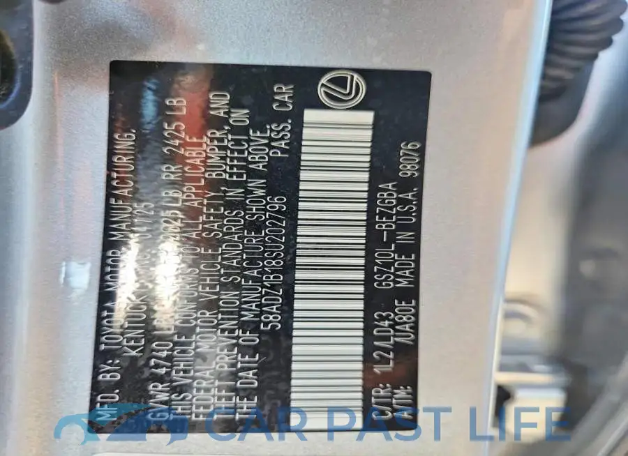 58ADZ1B18SU202796# 12