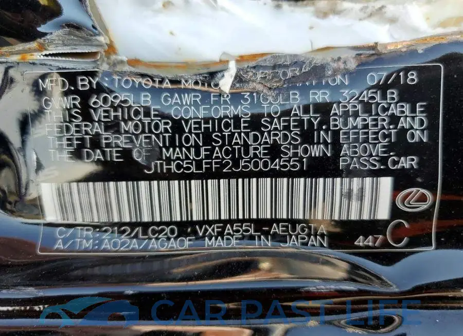 JTHC5LFF2J5004551# 12