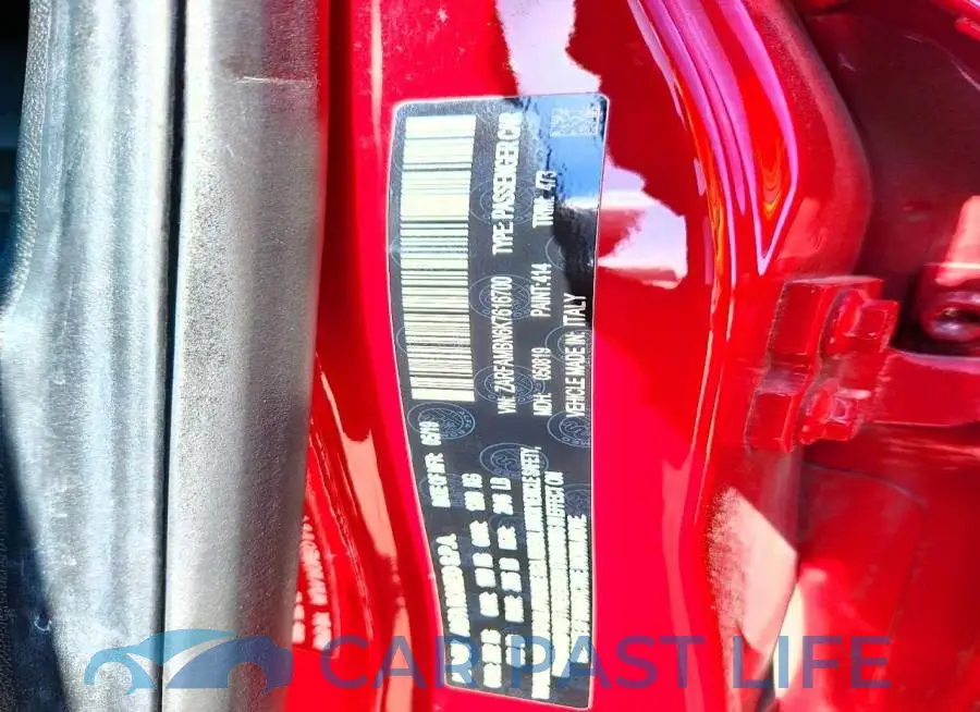 ZARFAMBN6K7616700# 12