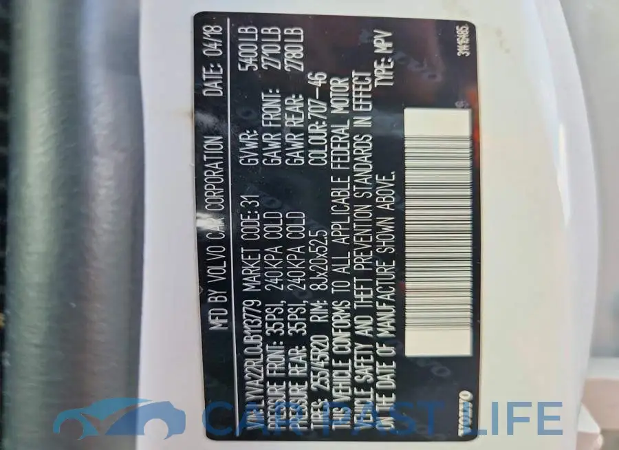 LYVA22RL0JB113779# 13