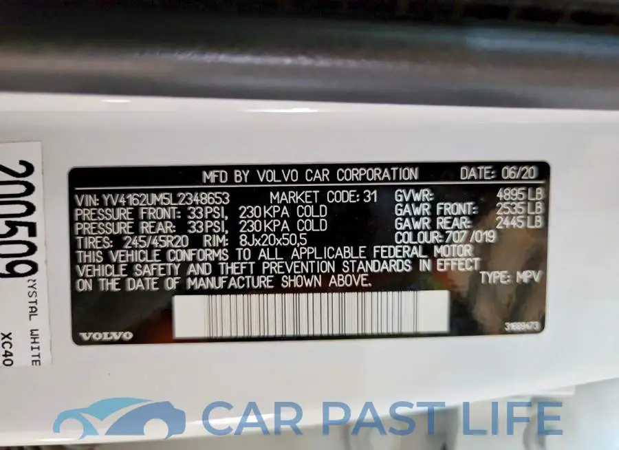 YV4162UM5L2348653# 12