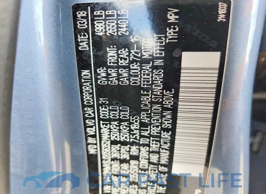 YV440MWK6J2056352# 13