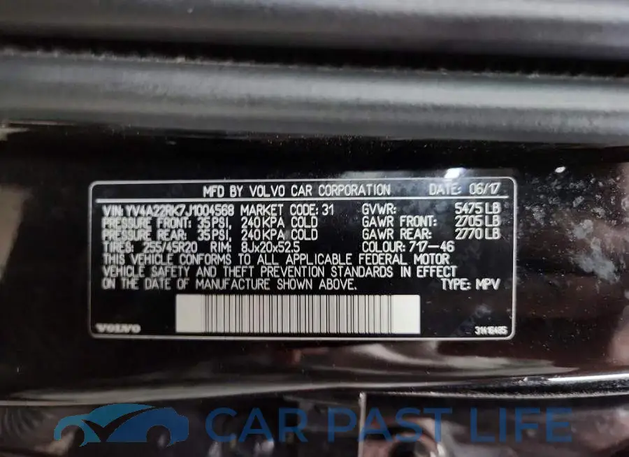 YV4A22RK7J1004568# 13