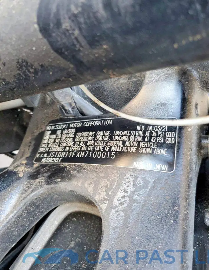 JS1DM11FXM7100015# 10