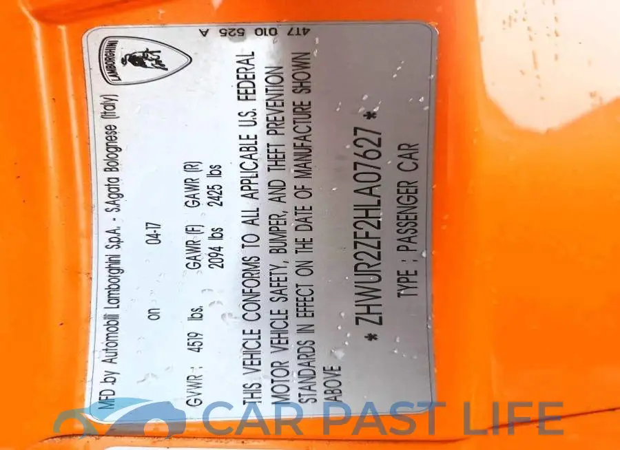 ZHWUR2ZF2HLA07627# 13