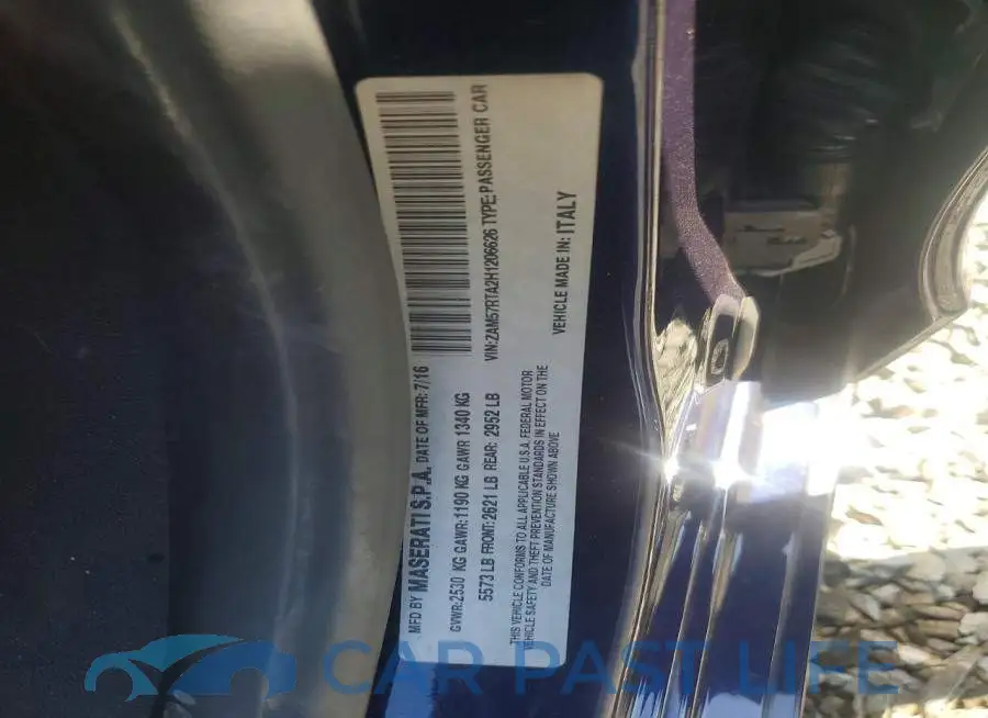 ZAM57RTA2H1206626# 12