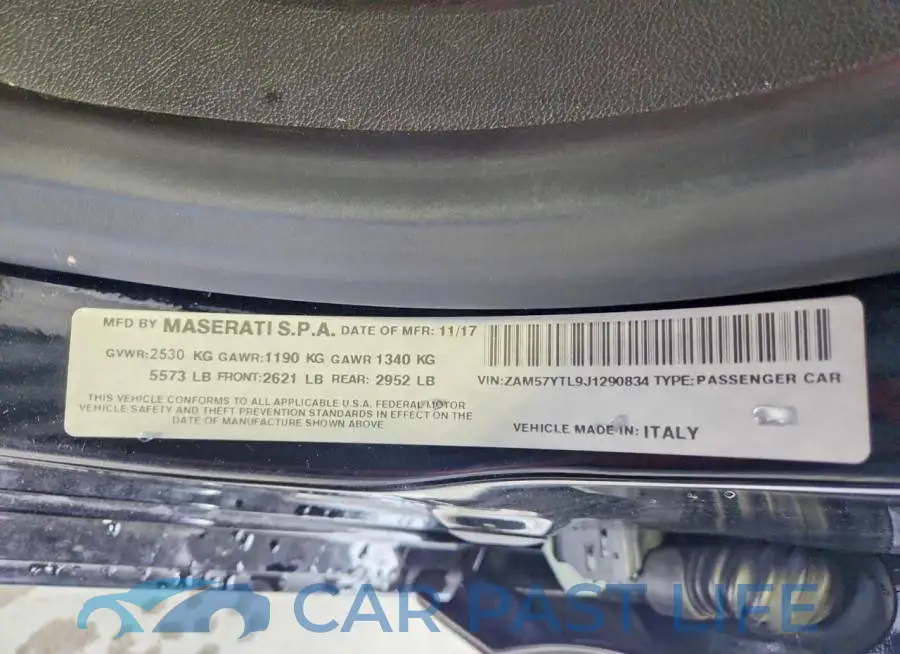ZAM57YTL9J1290834# 12