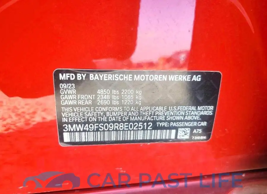 3MW49FS09R8E02512# 12