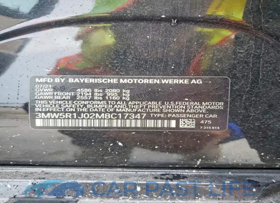 3MW5R1J02M8C17347# 13