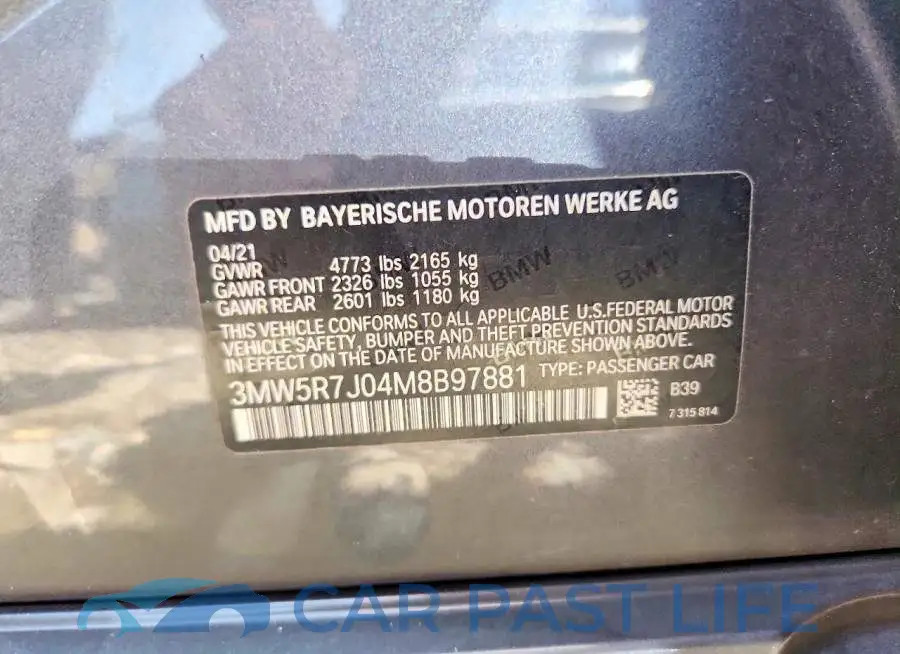 3MW5R7J04M8B97881# 12