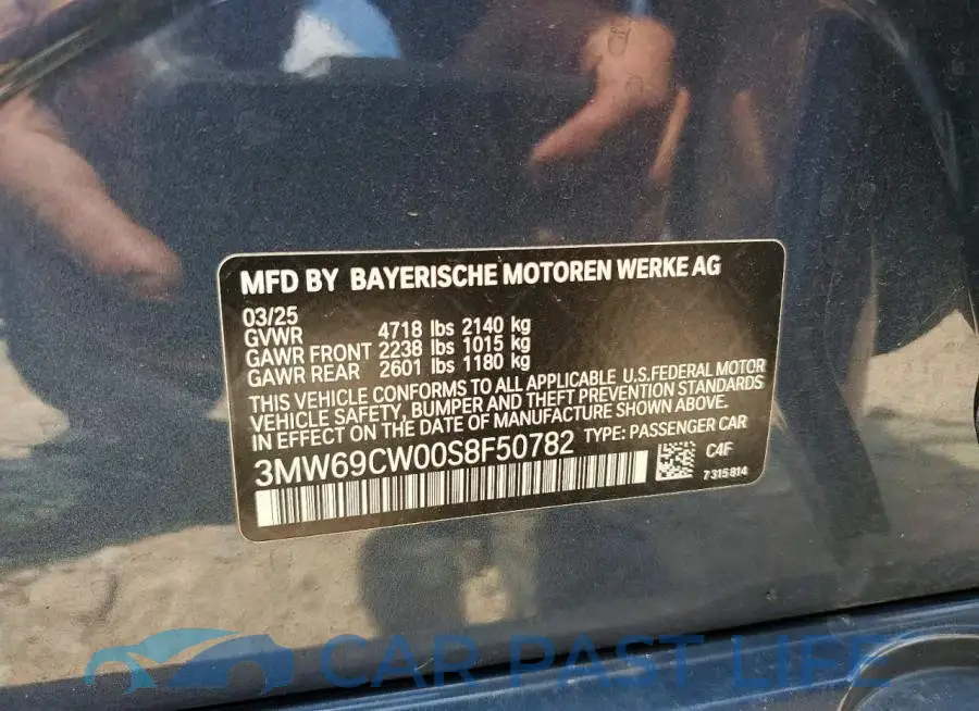 3MW69CW00S8F50782# 12