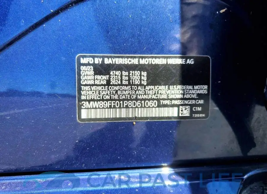 3MW89FF01P8D61060# 12