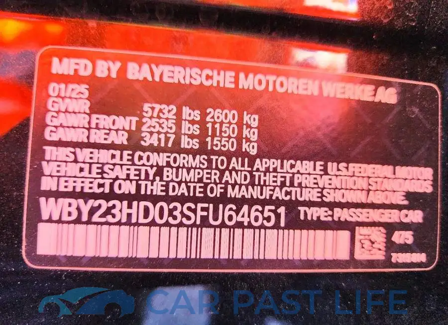 WBY23HD03SFU64651# 13