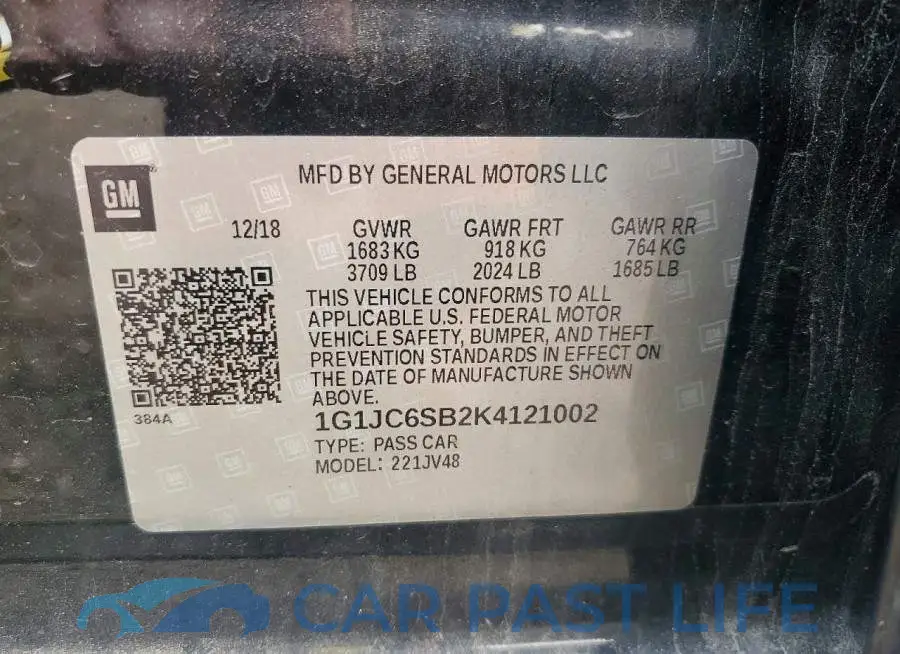 1G1JC6SB2K4121002# 13