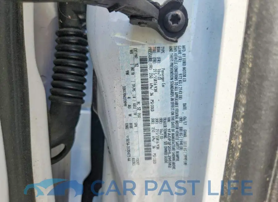 1FADP3F20HL295382# 12
