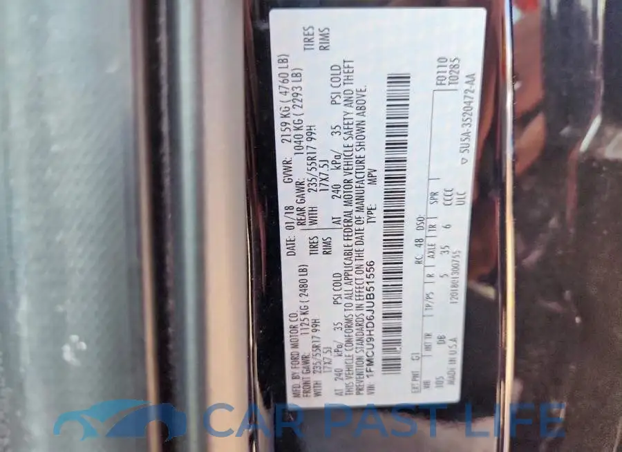 1FMCU9HD6JUB51556# 13