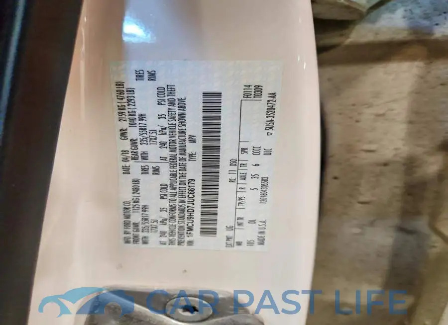 1FMCU9HD7JUC66179# 13