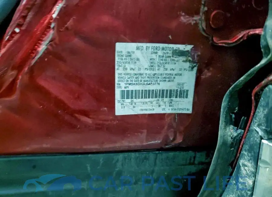 1FMSK8DH2LGA13776# 13