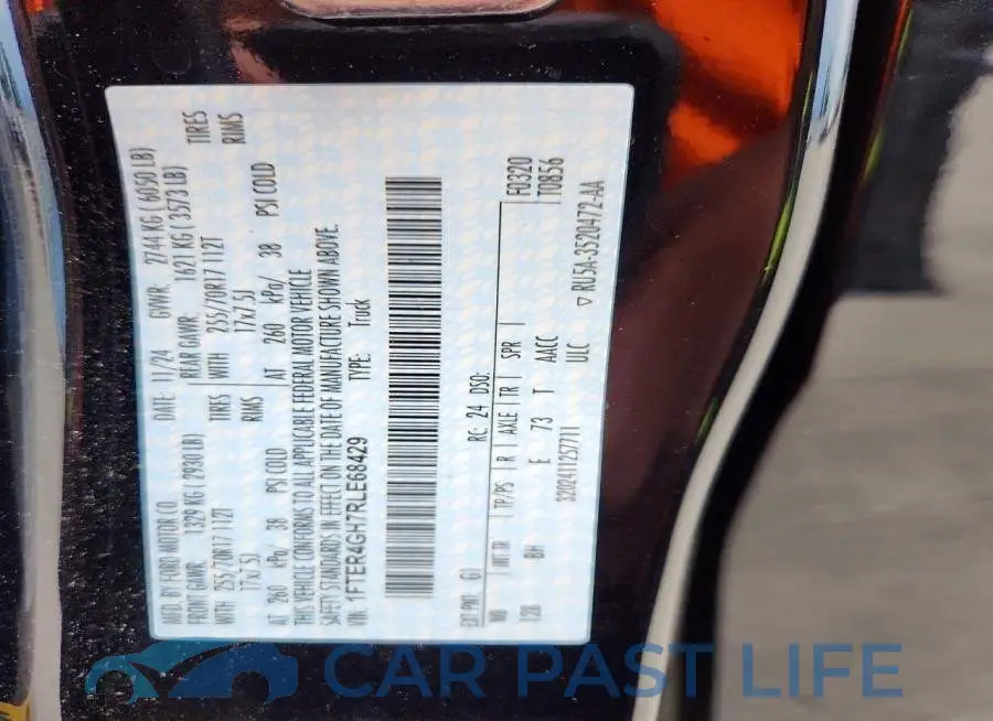 1FTER4GH7RLE68429# 12