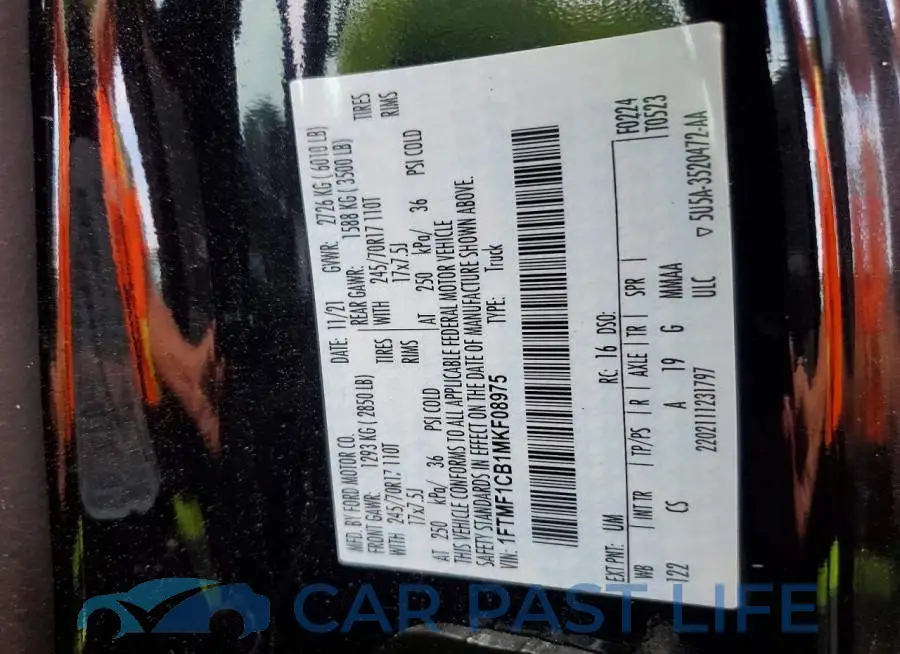 1FTMF1CB1MKF08975# 12