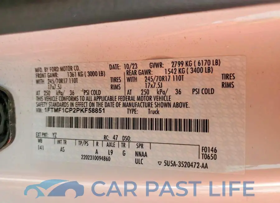 1FTMF1CP2PKF58851# 13
