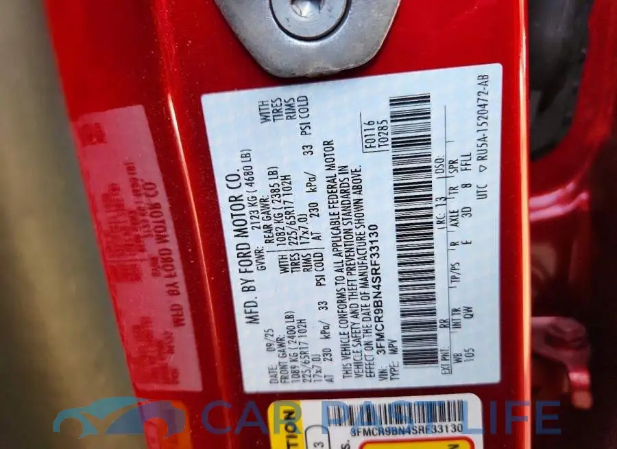 3FMCR9BN4SRF33130# 13