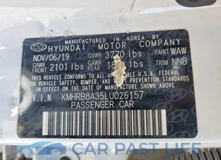 KMHRB8A35LU026157# 12