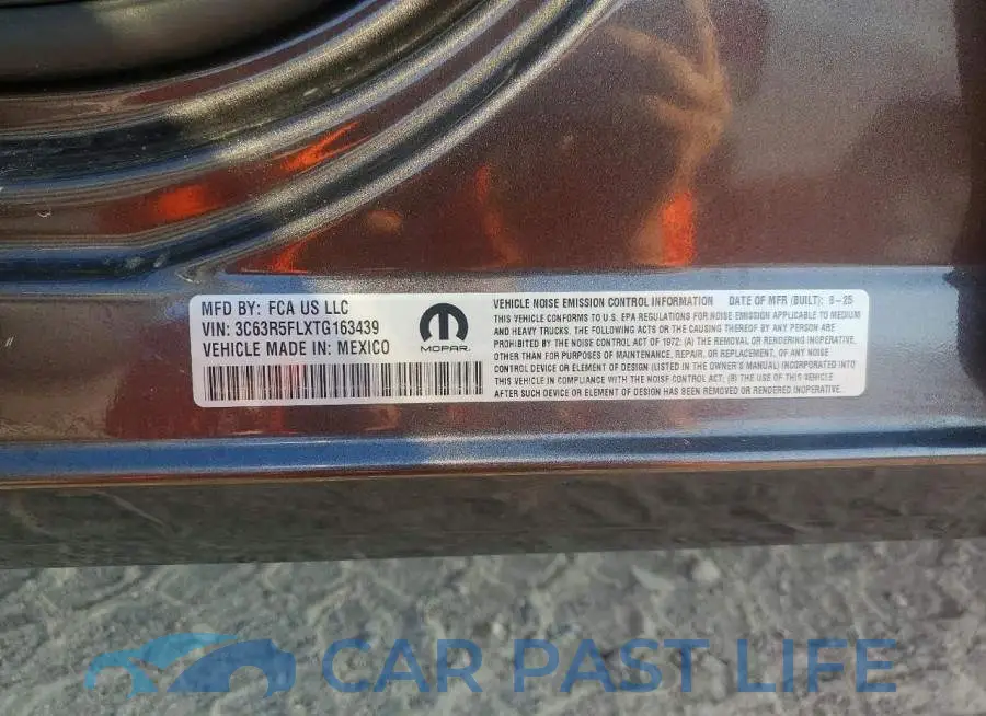 3C63R5FLXTG163439# 12
