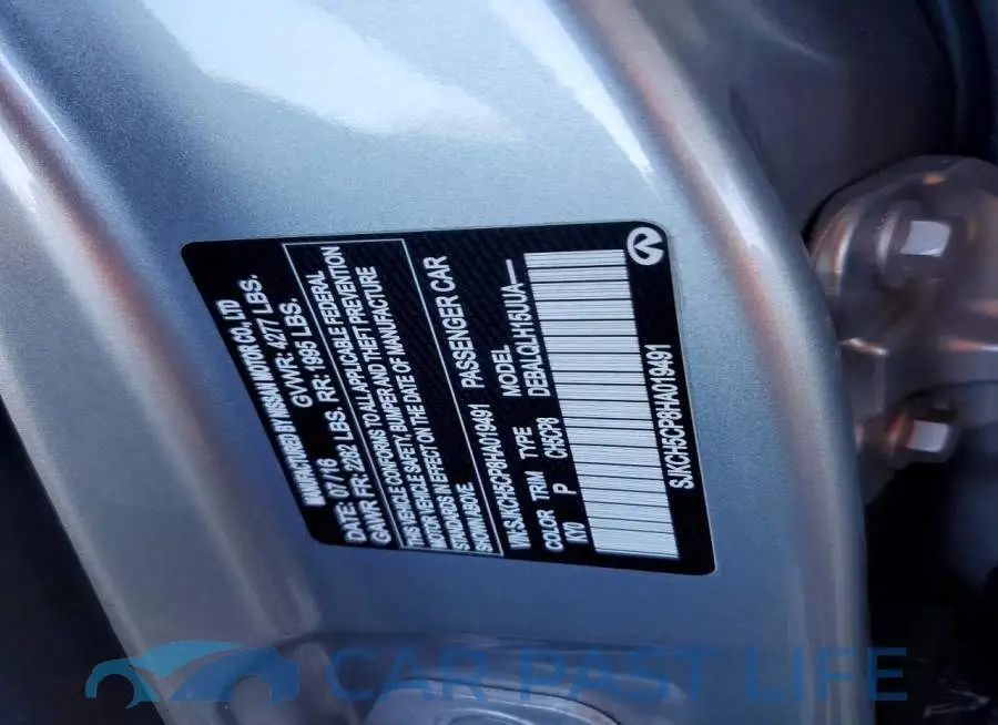 SJKCH5CP8HA019491# 12
