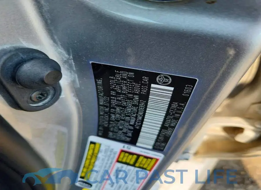 4T1C11AK5NU069942# 12