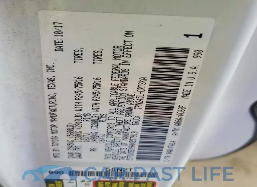 5TFSX5EN9HX057919# 12