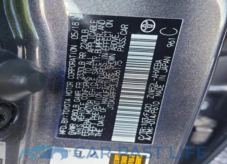 JTDKARFP3J3086175# 13