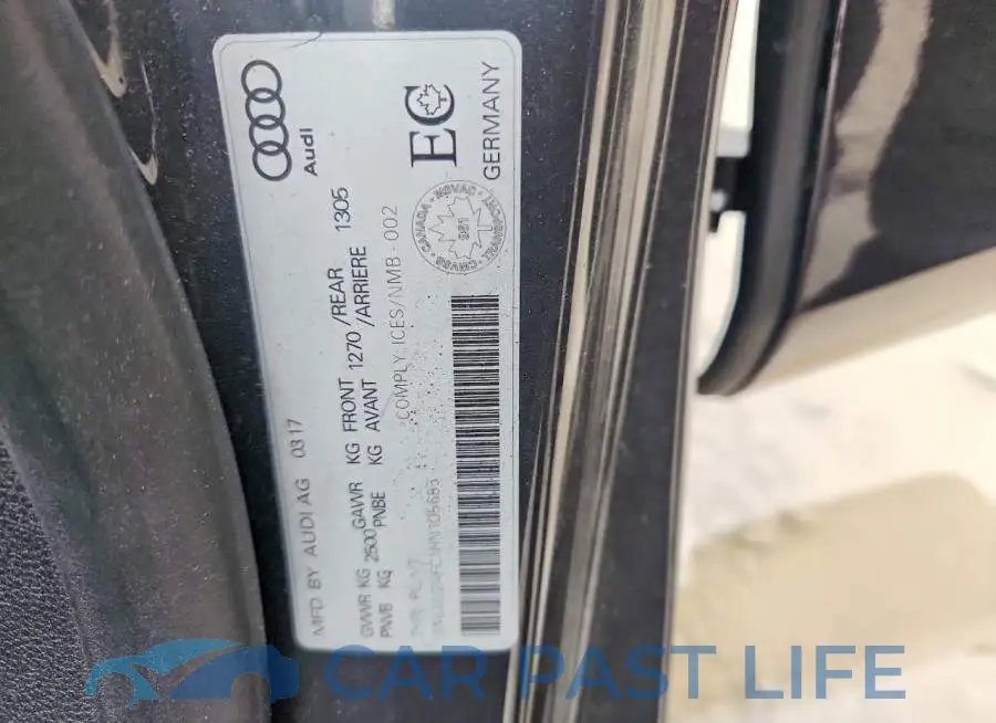 WAUW2AFC1HN105685# 13