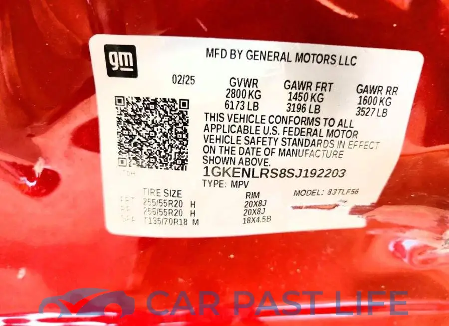 1GKENLRS8SJ192203# 14