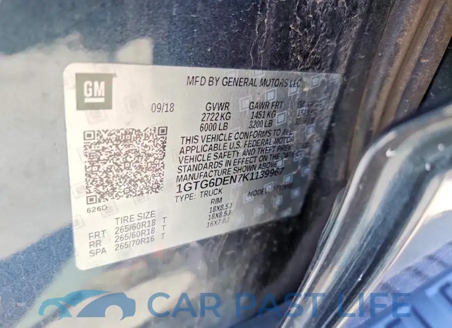 1GTG6DEN7K1139967# 12