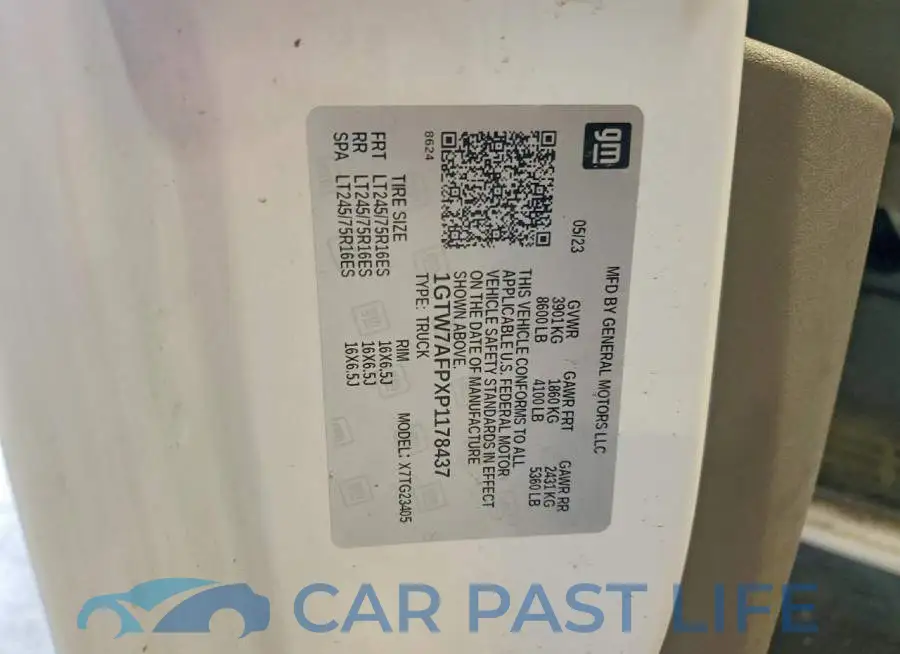 1GTW7AFPXP1178437# 13