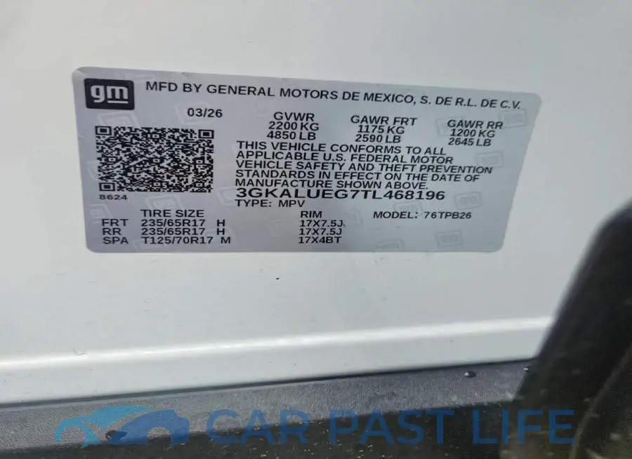3GKALUEG7TL468196# 14