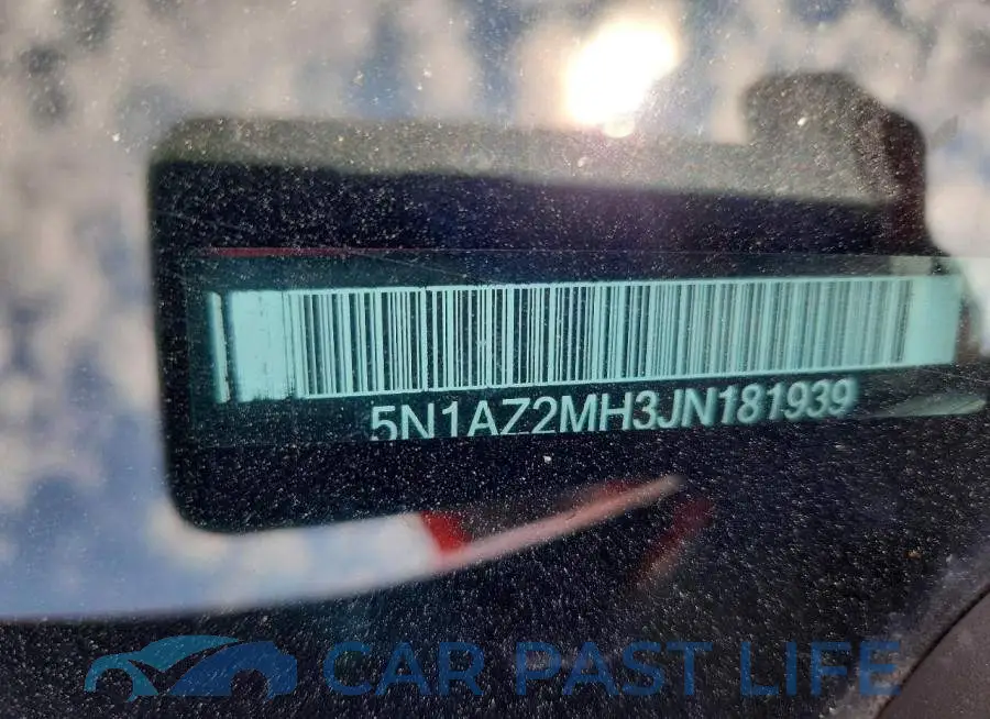 5N1AZ2MH3JN181939# 14