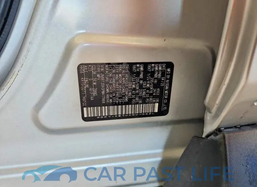 JN8BT3BA3PW417888# 13