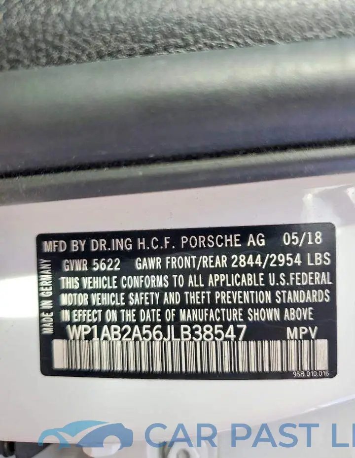 WP1AB2A56JLB38547# 13