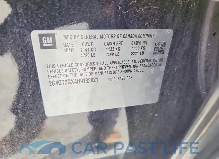 2G4GT5GX4H9132021# 12