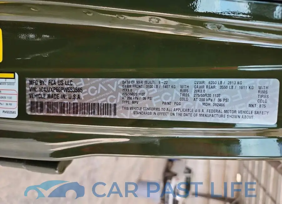 1C4JJXP60PW553565# 12
