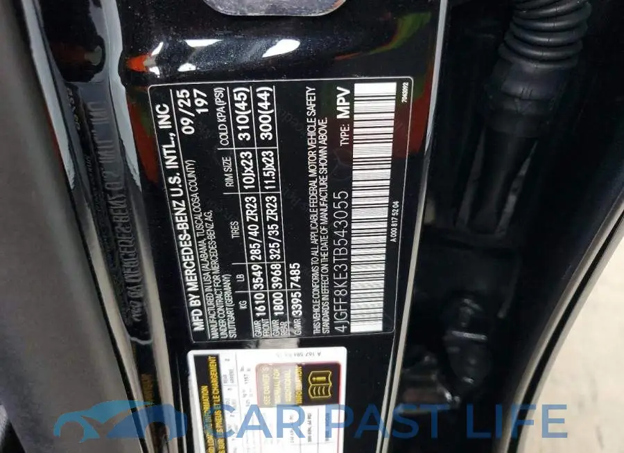4JGFF8KE3TB543055# 14