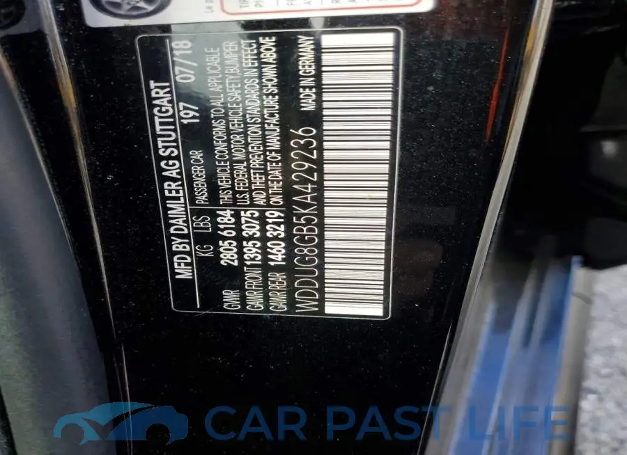 WDDUG8GB5KA429236# 13