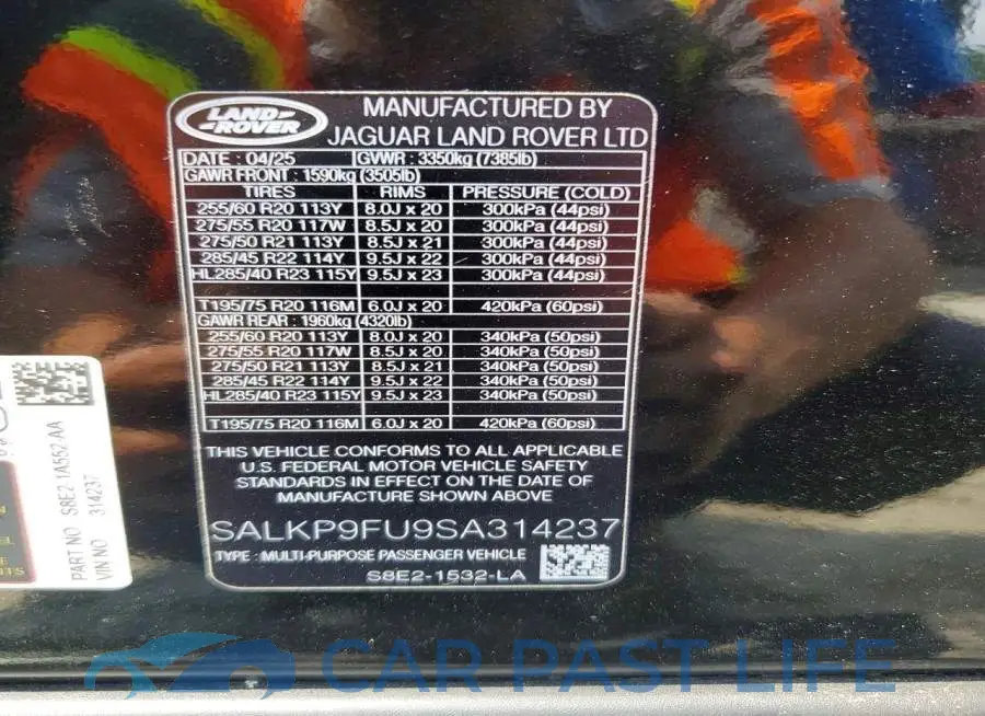 SALKP9FU9SA314237# 14