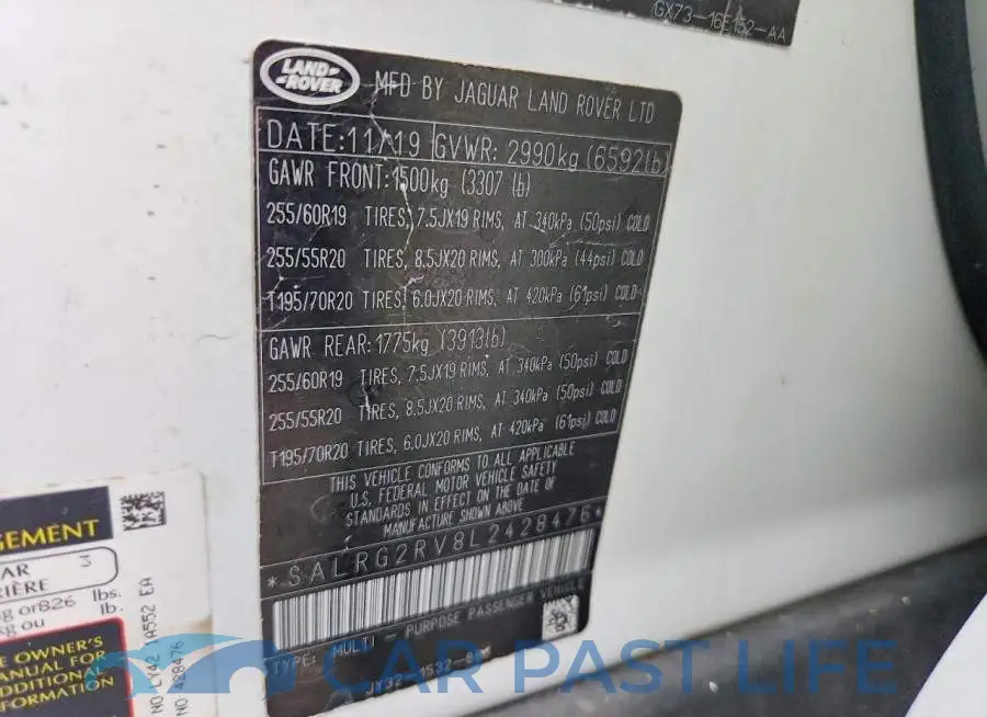 SALRG2RV8L2428476# 13