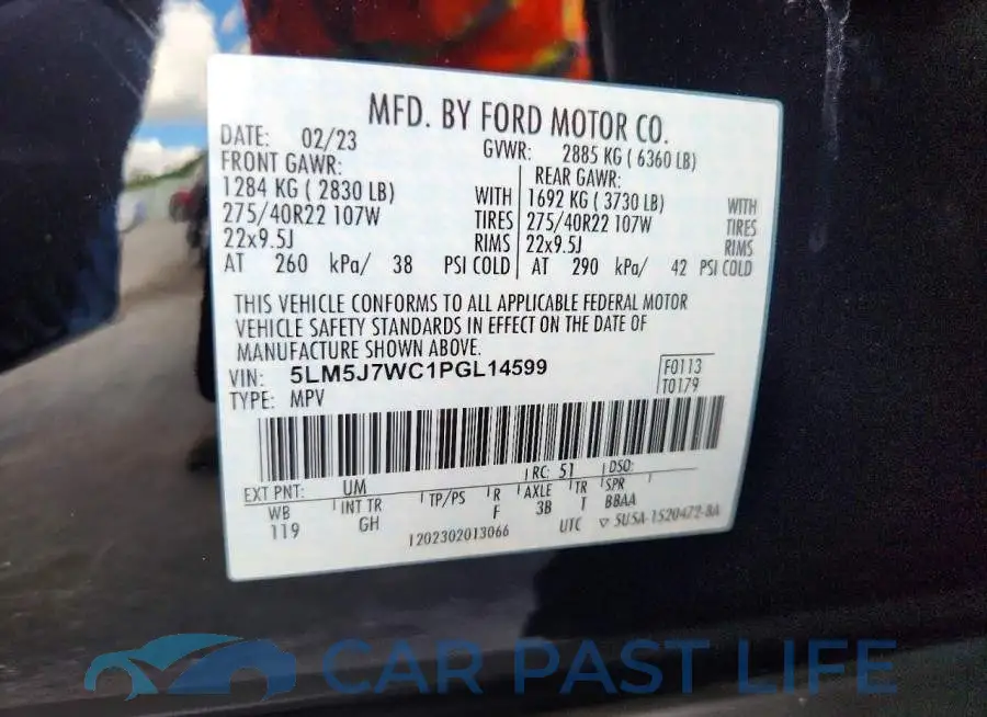 5LM5J7WC1PGL14599# 13