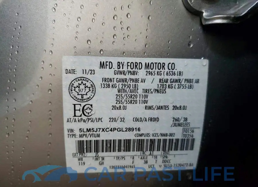 5LM5J7XC4PGL28916# 13