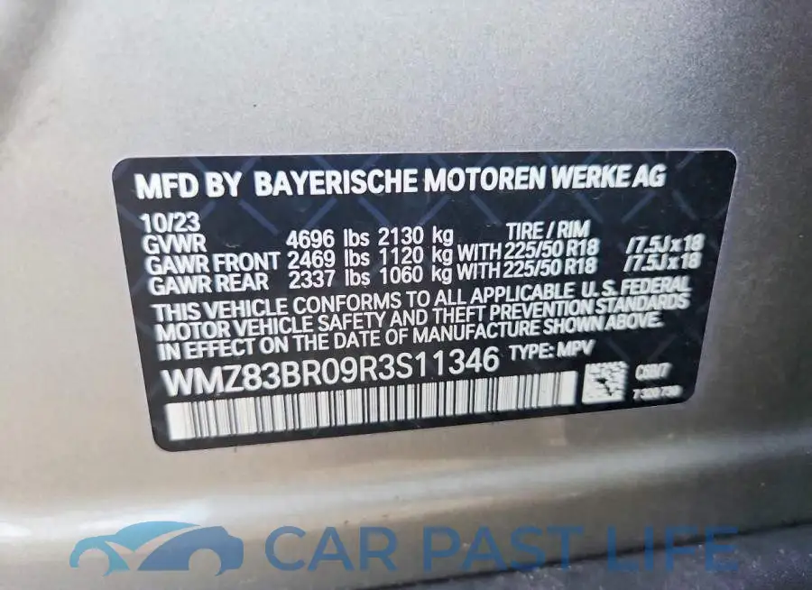 WMZ83BR09R3S11346# 13